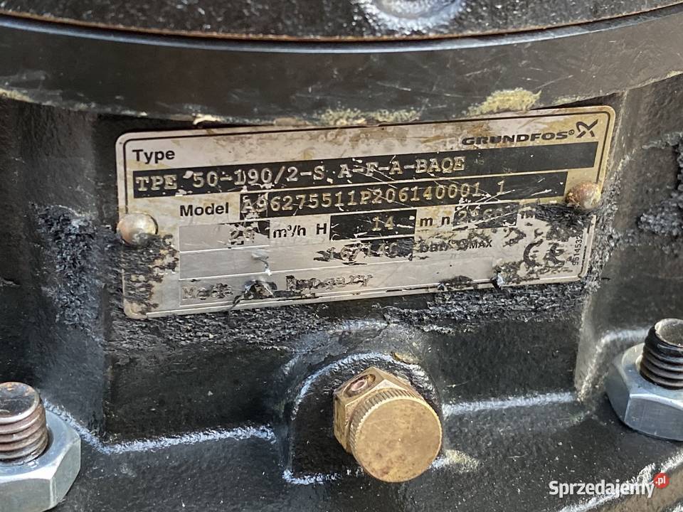 Pompa Obiegowa Grundfos TPE 501902S AFABAQE Nowy Tomyśl
