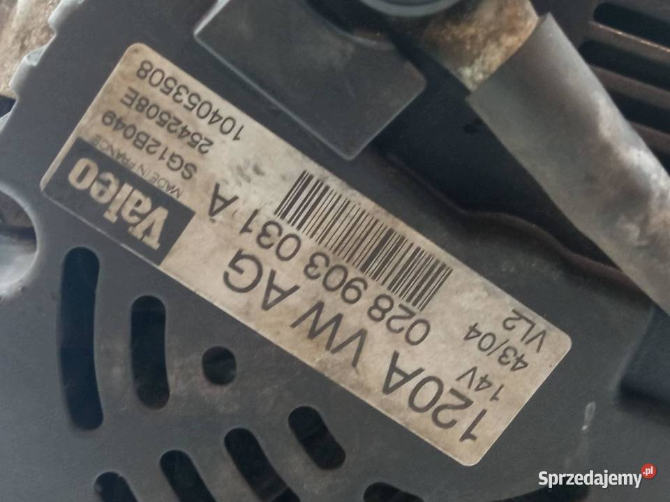 ALTERNATOR 028903031A 19 TDI VW Volkswagen sprzedam