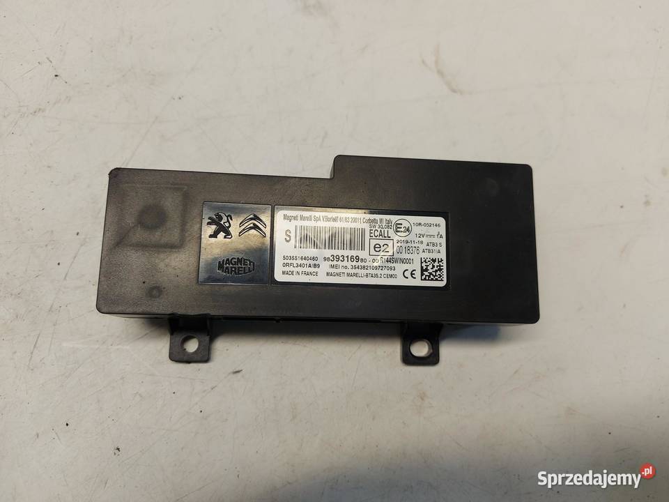 PEUGEOT 508 II Moduł sterownik ECALL 9839316980 osobowe sprzedam
