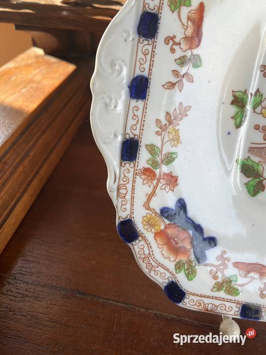 Patera Porcelana starej Anglii Bez sygnatury Wym Gdańsk