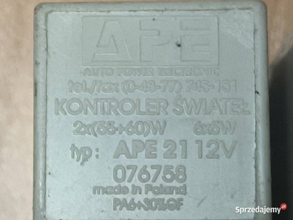 Polonez Caro plus mikroprocesor APE kontroler podkarpackie Stalowa Wola