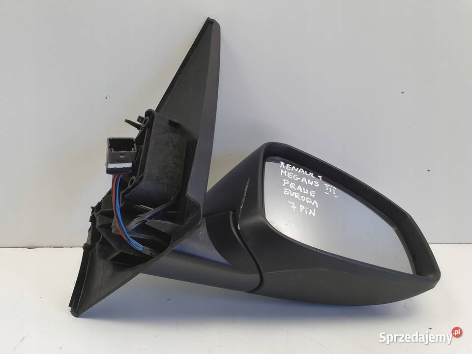 LUSTERKO PRAWE PASAŻERA Renault Megane III 7 Rudka