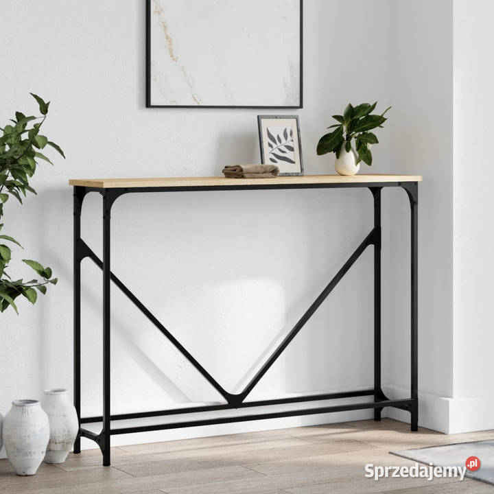 Stolik konsolowy dąb sonoma 102x225x75 WM834131 Warszawa