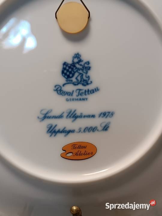 Royal TETTAU 1794 Talerz Kolekcjonerski Julen Dobrzany