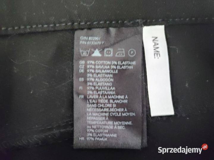 hm nowe spodnie chinosy rurki slim fir casual Kielce sprzedam