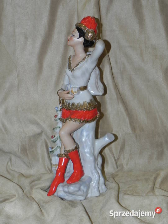 Porcelana na święta Mikołaj Śnieżynka ozdoba Środa Wielkopolska