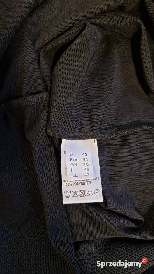 Bluzkatshert czarny z długimi rękawami z Inny materiał Lublin