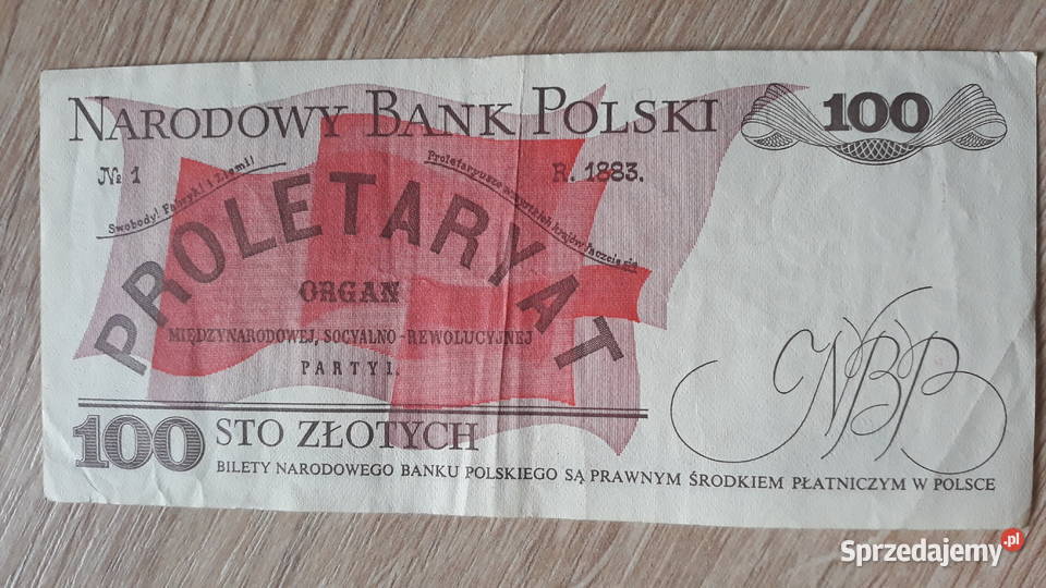 100 złotych 1VI1986 seria SS Numizmatyka Konin