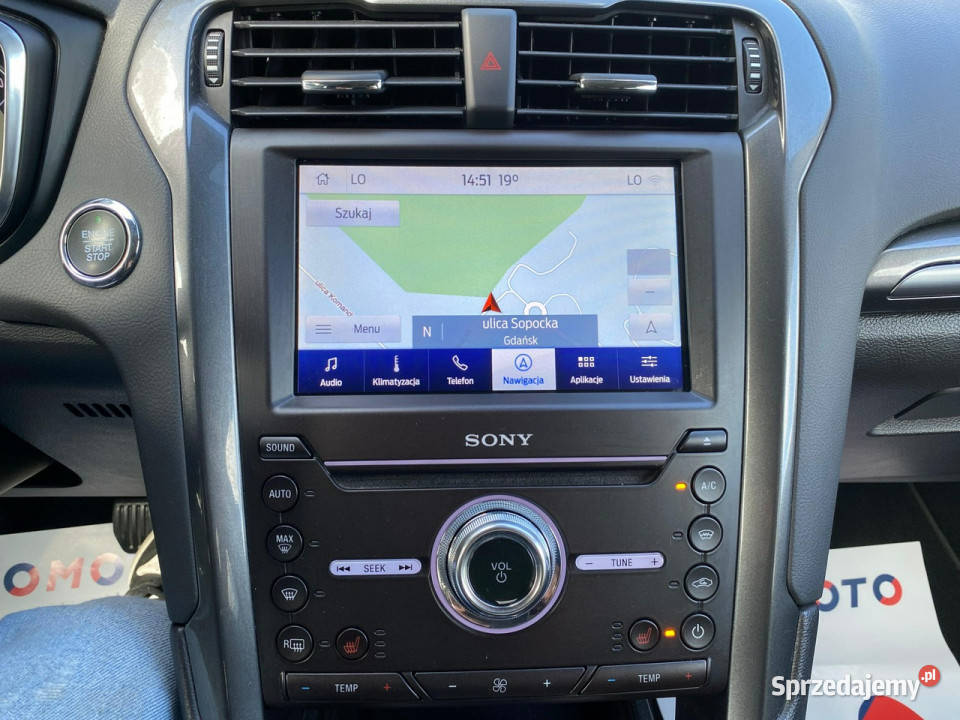 Ford Mondeo 20tdci automat ledy Navi kamera serwisowany w ASO Gdańsk