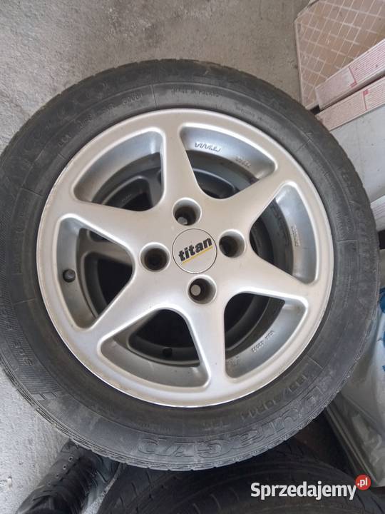 Alufelgi 14 4100 Opony i felgi Wojnicz sprzedam