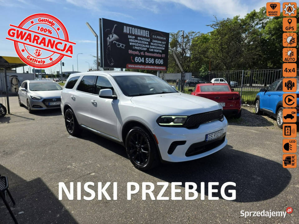 Dodge Durango 36 Benzyna V6 299 4X4 Bluetooth pomorskie Słupsk