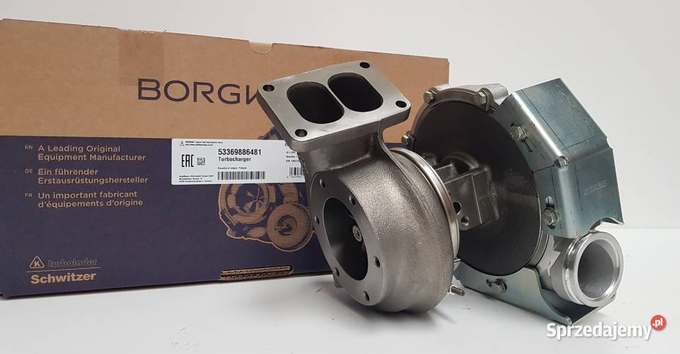 Turbosprężarka BorgWarner KKK 53369886481 ciężarowe