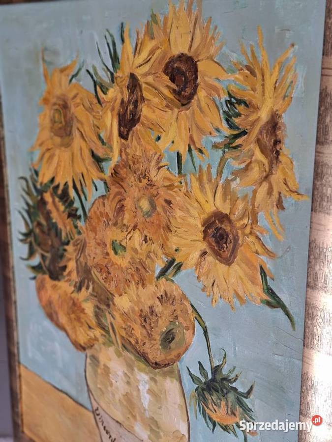 SLONECZNIKI VAN GOGH DUZA KOPIA Nowa Sól sprzedam