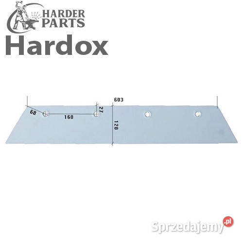 Lemiesz 300hektarów HARDOX 9691971S części do Suwałki