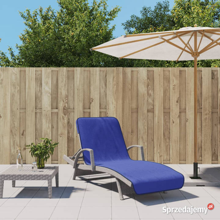 Ręczniki plażowe 2 niebieskie 75x200 400 gm sprzedam