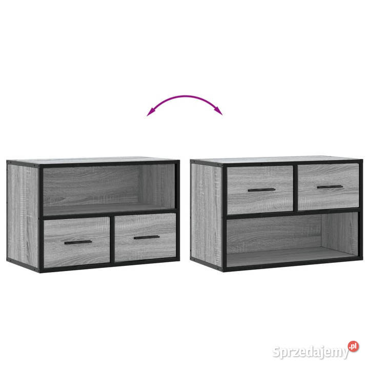 Szafka pod telewizor szary dąb sonoma 60x31x395 mazowieckie