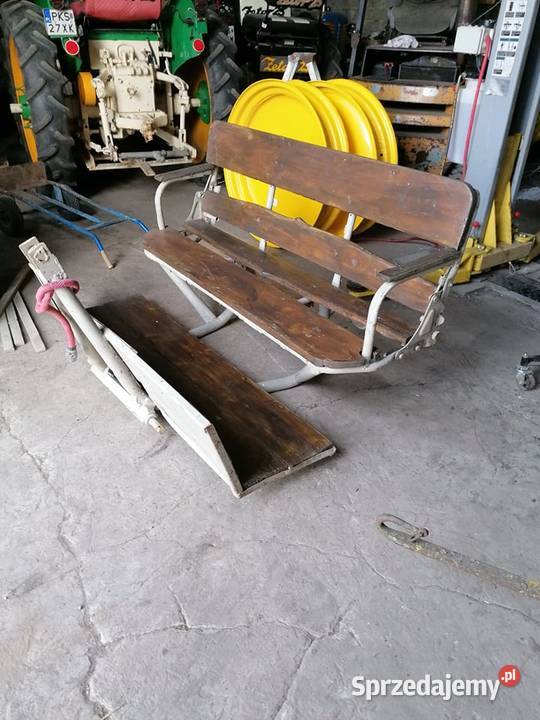3 osobowa ławeczka do ciagnika Mórkowo
