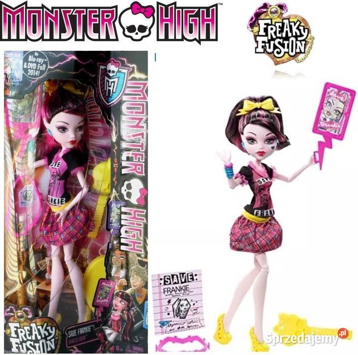 Monster High DRACULAURA Freaky Fusion Save Czerwionka-Leszczyny