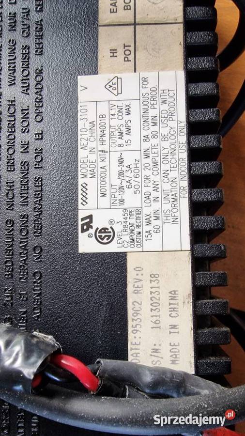 Radiotelefon Motorola mikrofon zasilacz Parczew