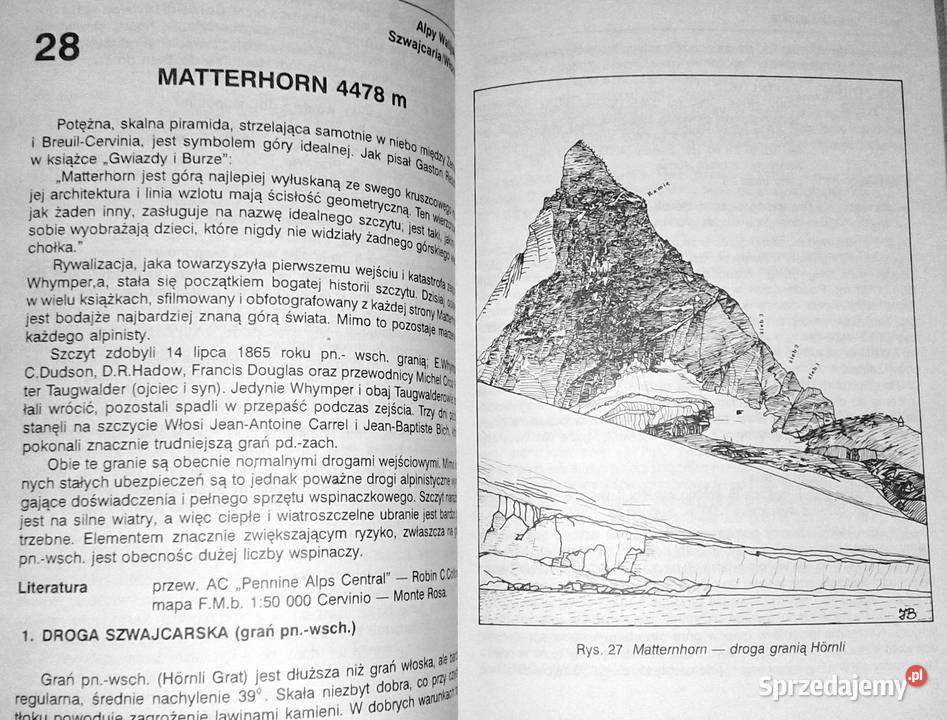 Alpy Wybór tras turystycznych i wspinaczkowych miękka lubelskie sprzedam