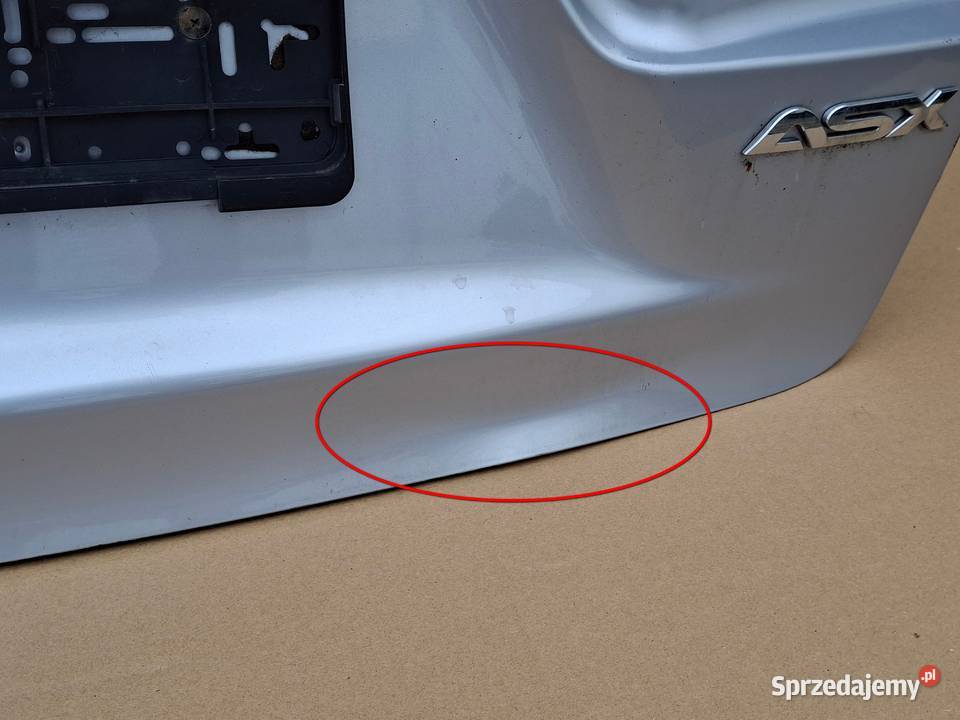 MITSUBISHI ASX KLAPA BAGAŻNIKA TYŁ TYLNA SCS9 Bieleń