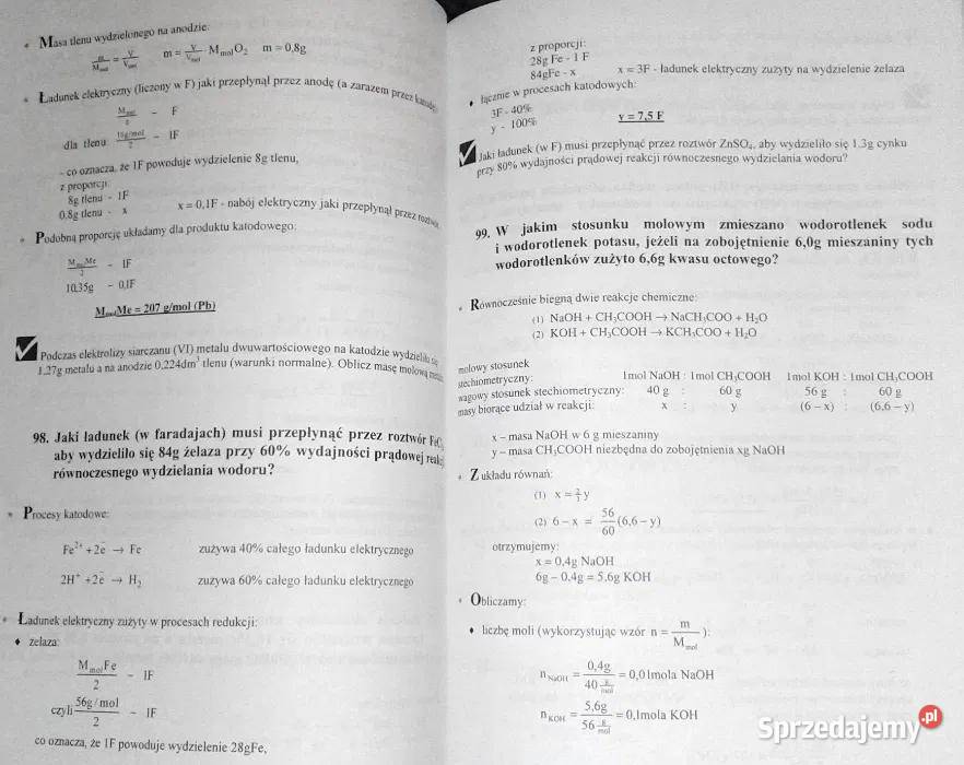 Chemia Tematy zagadnienia maturalne Anna