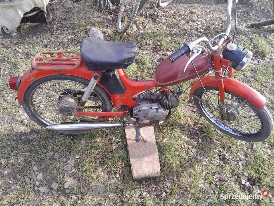 Romet komar 2352w czerwony z prywatnej kolekcji uszkodzony dolnośląskie Świerzawa