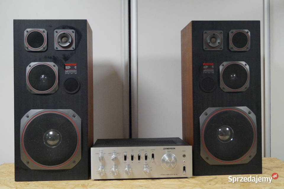 Wzmacniacz Emerson WS 503 z kolumnami Łódź