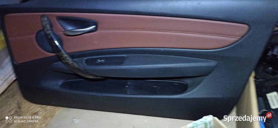 bmw e81 boczki europa brazowa skóra osobowe Imielin