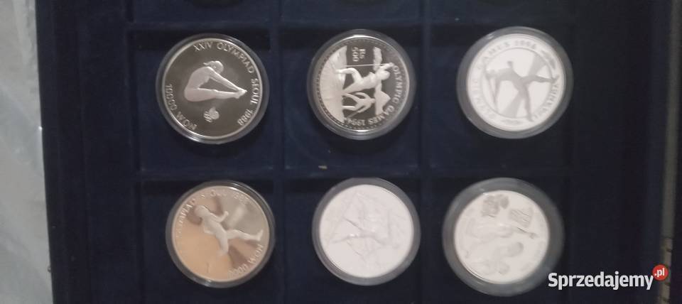Uncjowe monety srebrne Łódź