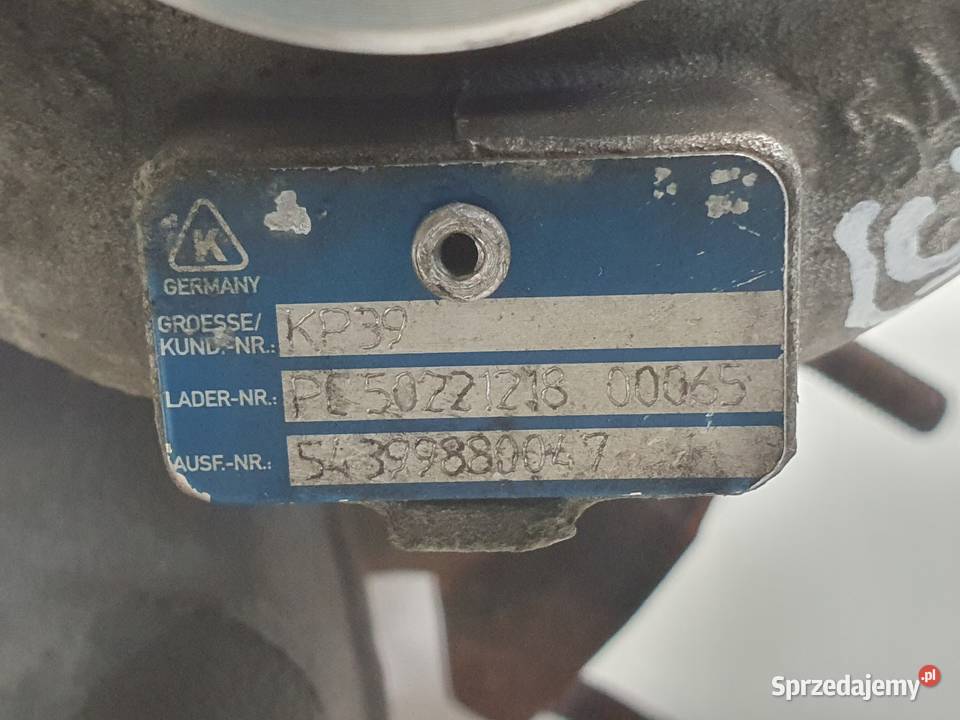 TURBOSPRĘŻARKA VW Sharan Alhambra Galaxy 19 TDI Chełm sprzedam