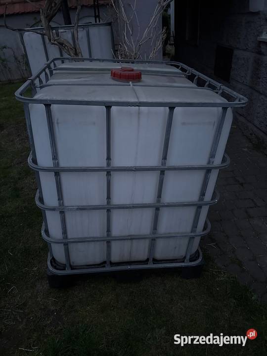 Mauzer 1000l paleta plastik na deszczówkę beczka Wrocław