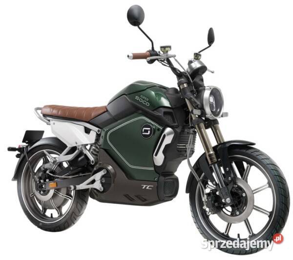 Skuter elektryczny SUPER SOCO TC zielony RATY Tarnów