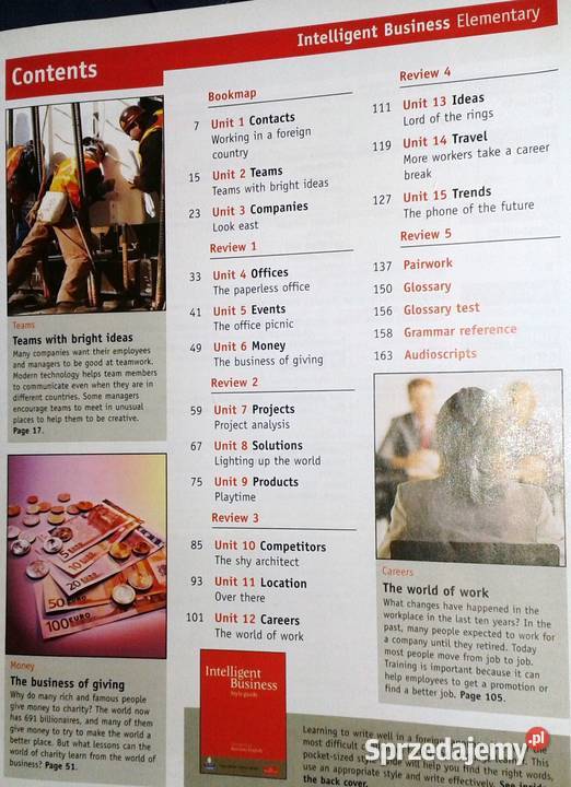 Intelligent Business Coursebook Elementary Chełm sprzedam