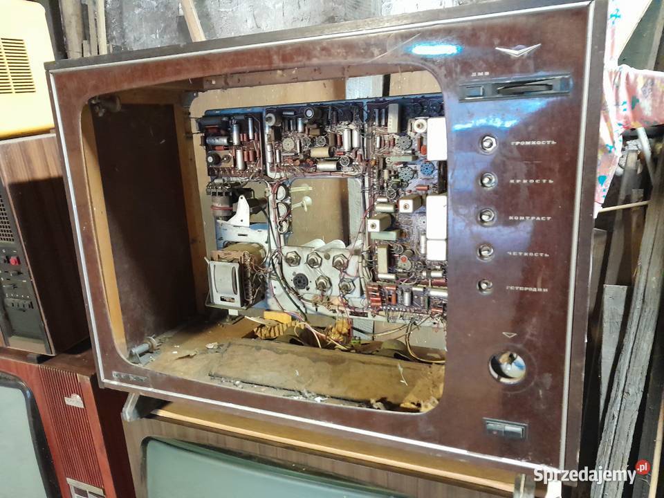 Stare telewizory kineskopy zabytek retro vintage Dąbrowa Górnicza