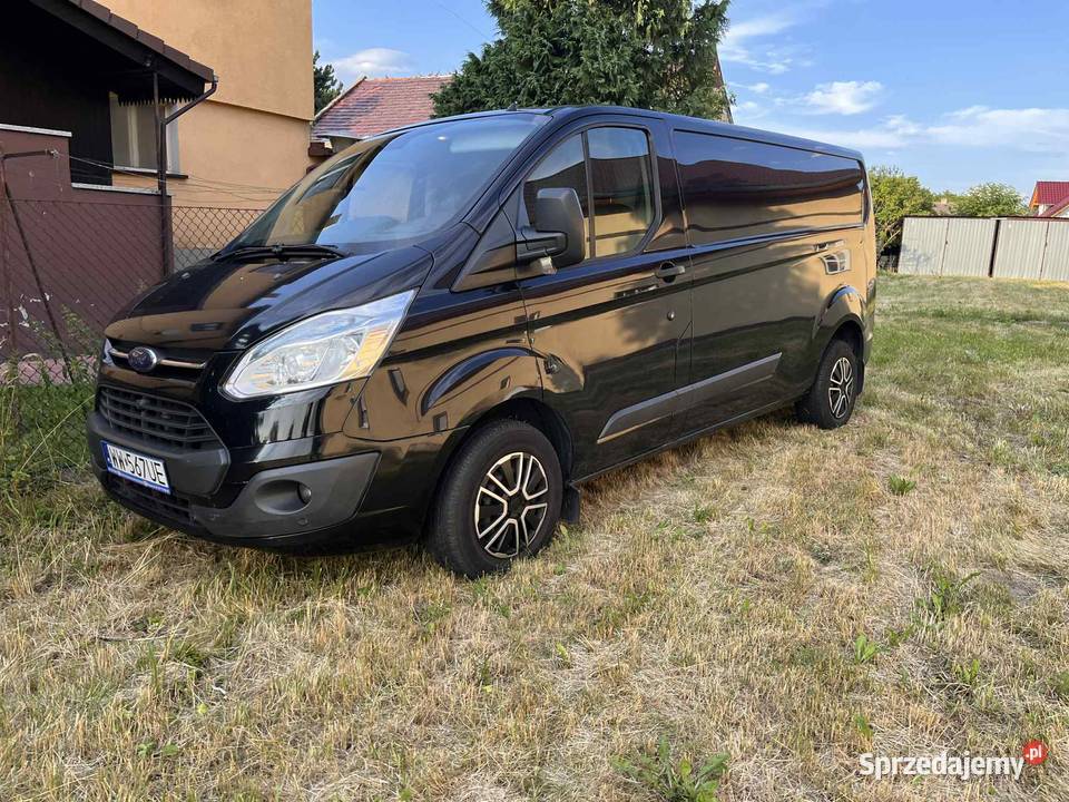 Ford transit Custom CZARNY długi ŚLICZNY hak VAT marża Gliwice