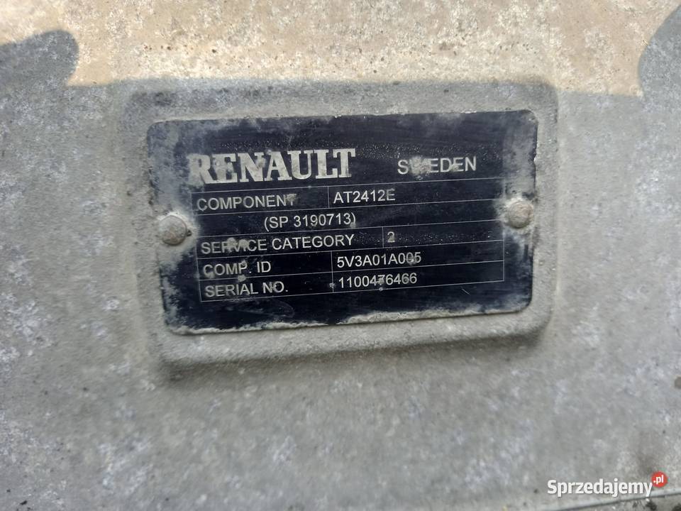 Skrzynia biegów Renault Gama T AT2412E Myszyniec