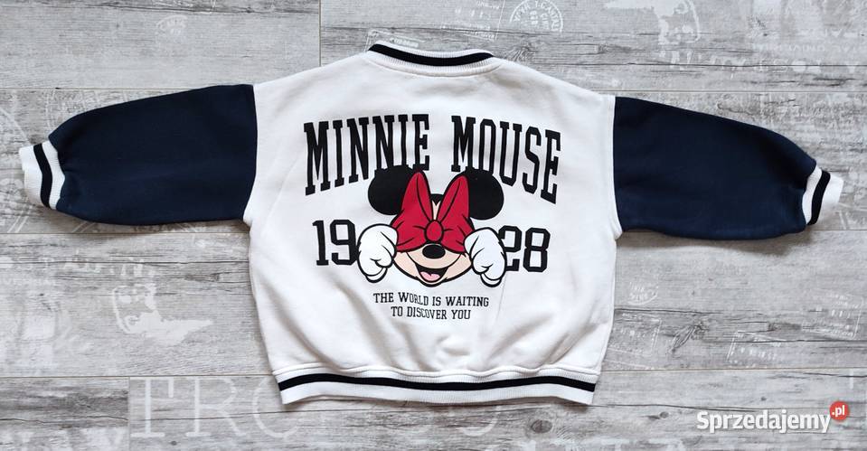 Kurtka bluza bomberka Minnie Mouse Disney Zara Katowice