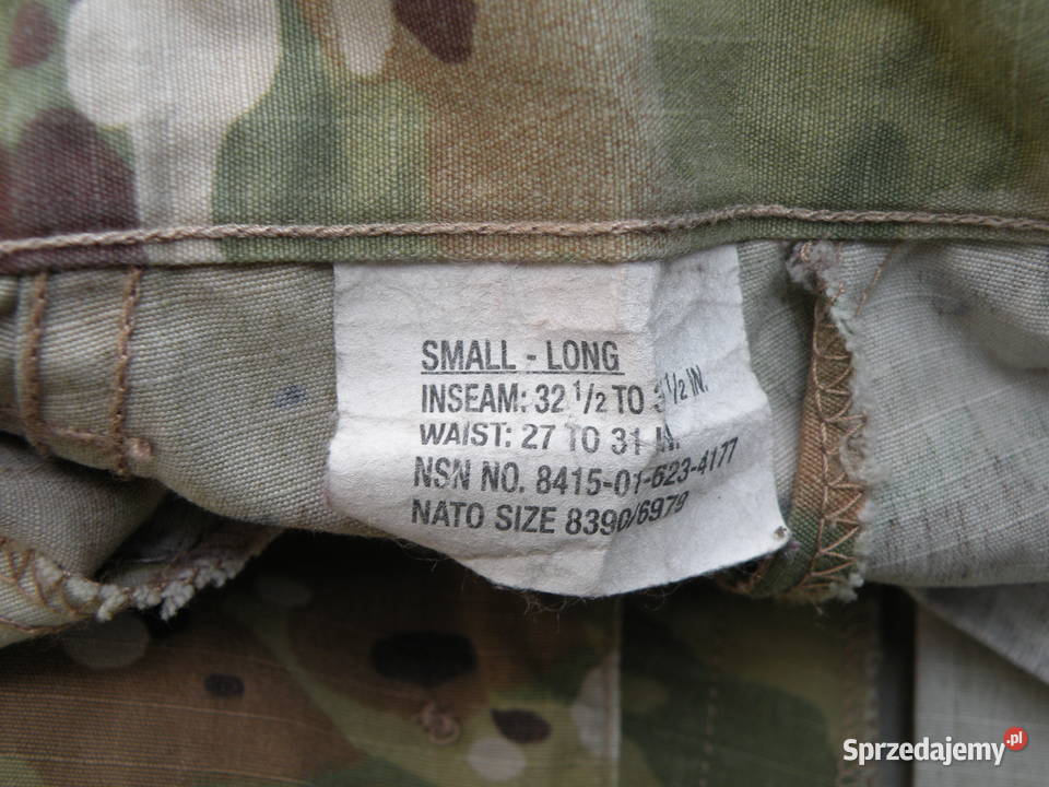 Spodnie ACU multicam OCP small long ripstop Wrocław