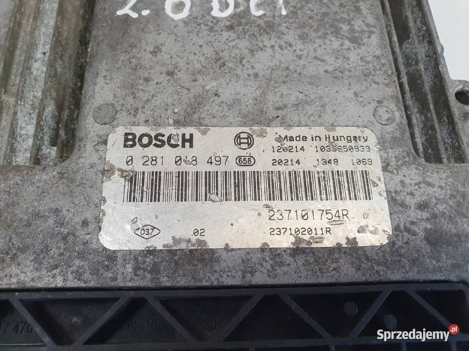 Opel Vivaro Trafic 20 DCI STEROWNIK SILNIKA