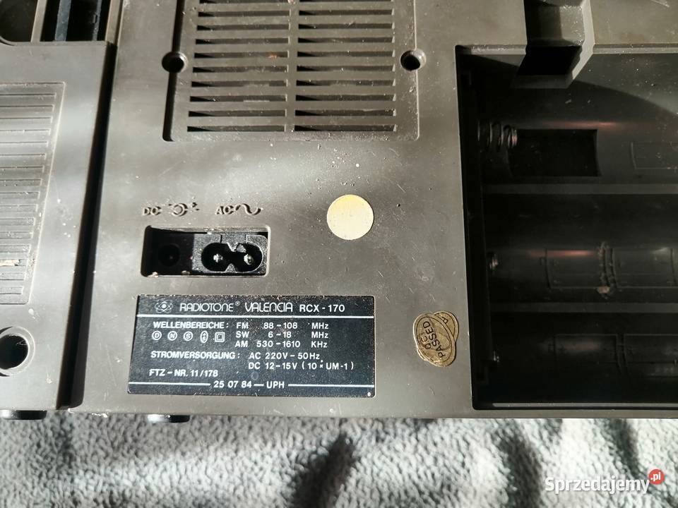 Radiomagnetofon ghettoblaster RADIOTONE RCX170