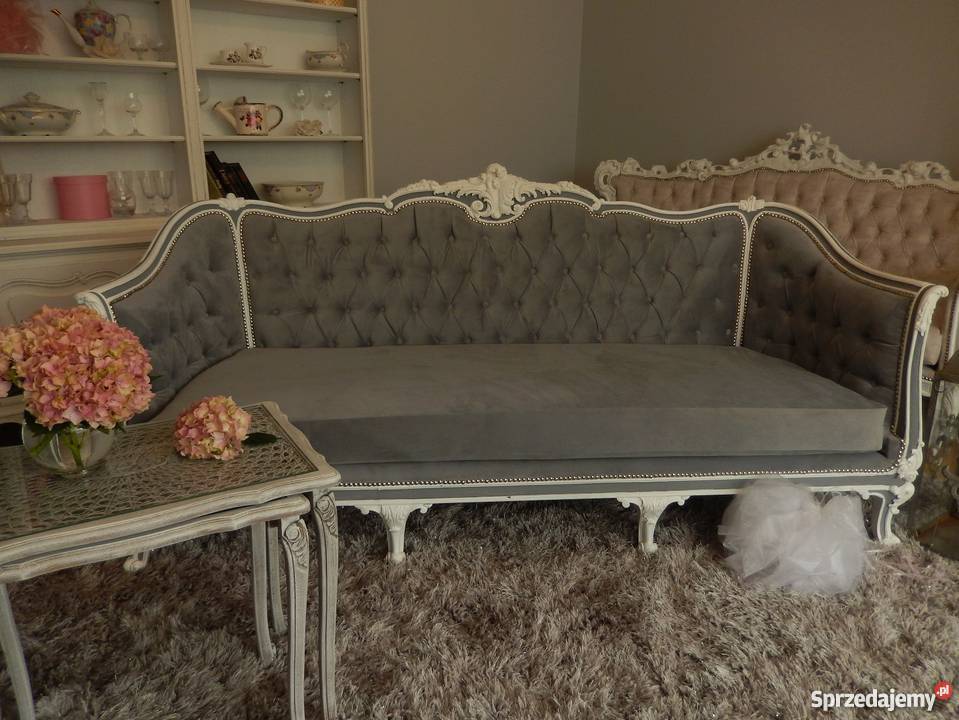 sofakanapa shabbyantykoryginał renowacji Lubin