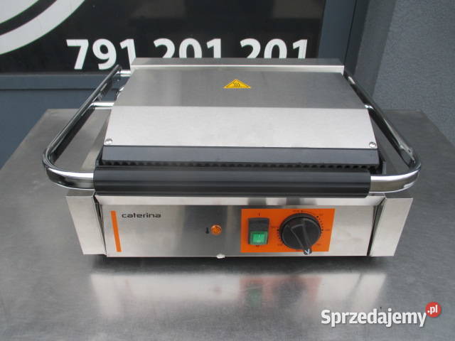 Kontakt grill pojedynczy ryflowany Caterina 18 Ostrów Wielkopolski