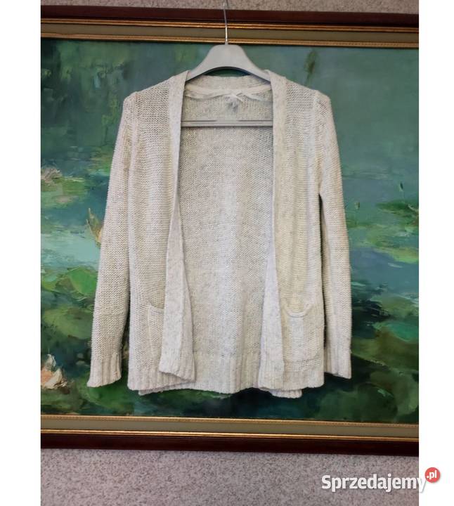 sweter z kieszeniami kardigan długi ciepły Inny wzór Kielce