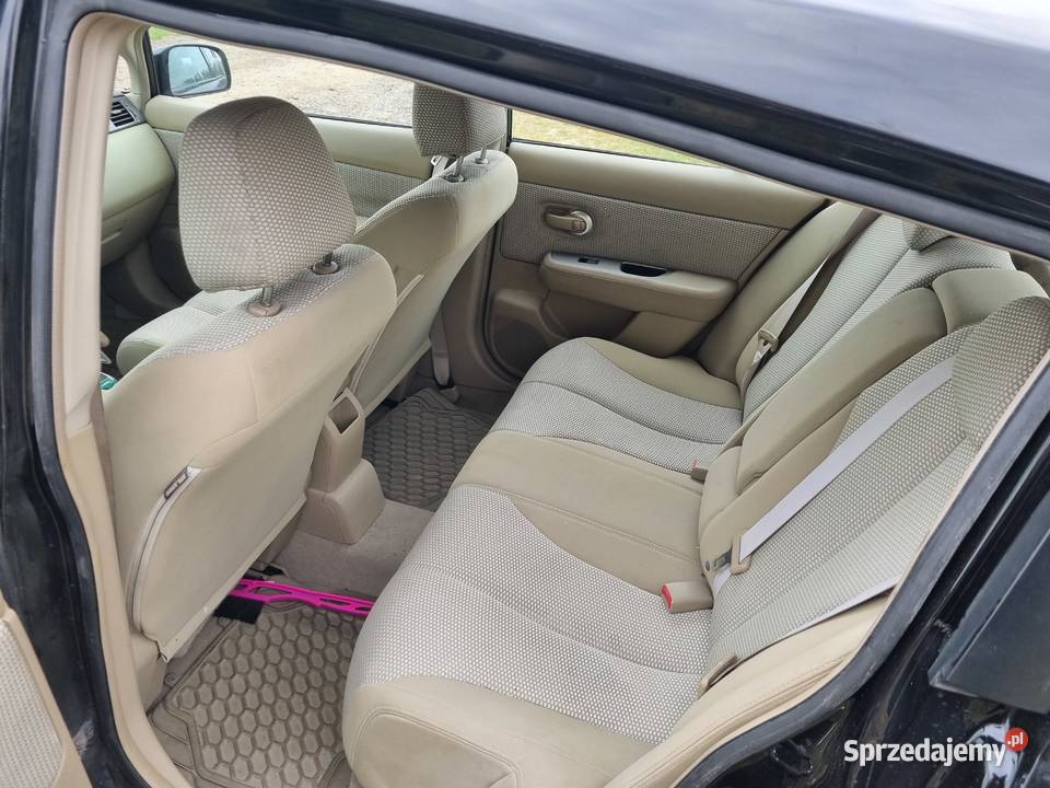 Nissan Tiida Versa 18 LPG Automat 120 przebiegu centralny zamek Rzeszów