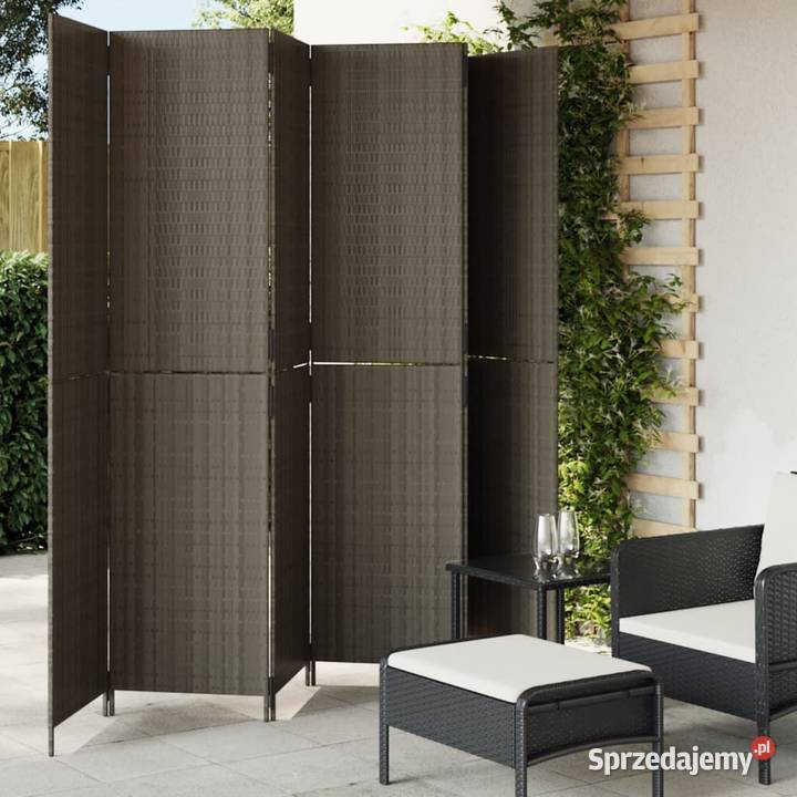 Parawan 6panelowy szary polirattan365370 mazowieckie