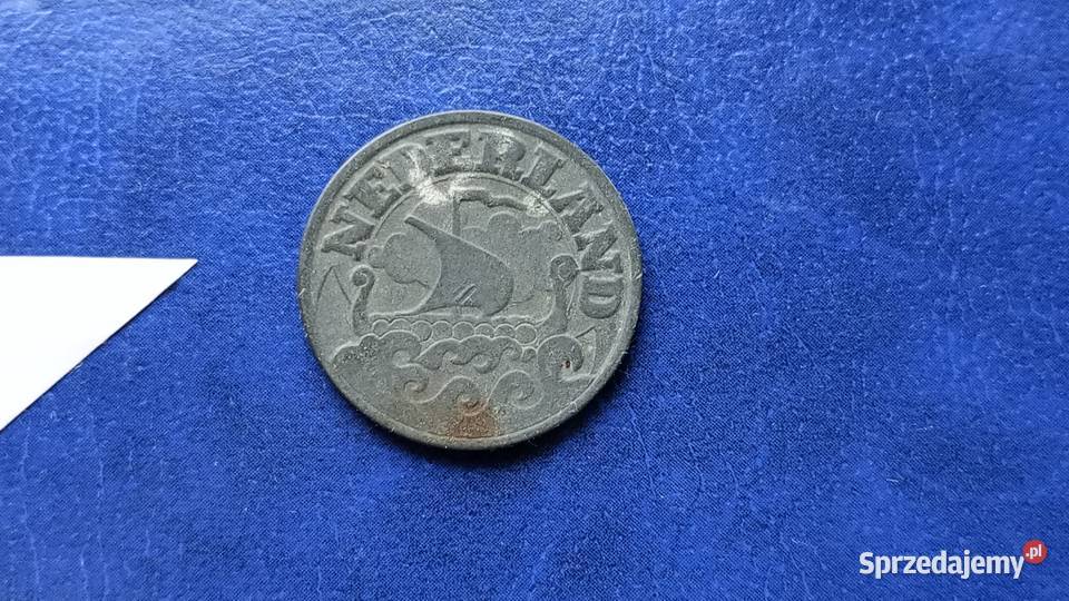 Stare monety 25 cent 1943 Holandia podkarpackie