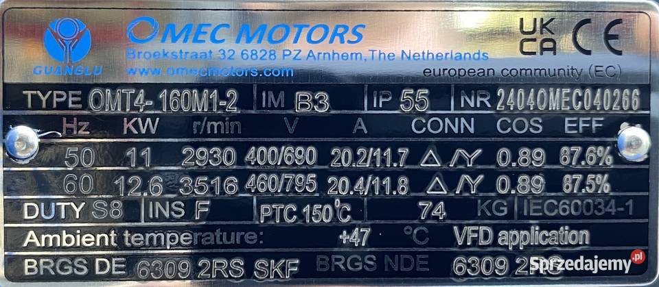 wentylator dmuchawa 11kW 2930obr 1 Pigża sprzedam