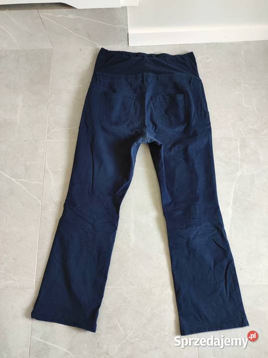 Granatowe spodnie ciążowe Bonprix 46 XXXL Płock