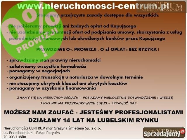 Sprzedam mieszkanie 50m2 2pokojowe Lublin 3 piętra i więcej Lublin